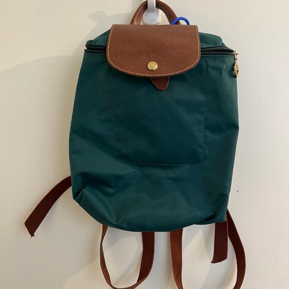 Longchamp Small Waterproof Backpack - Green